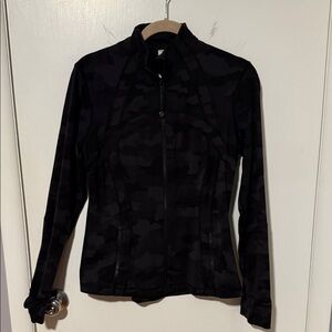 Lululemon Define Black Camouflage Jacket